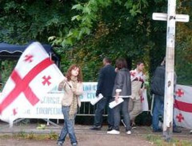 Image for Die Georgier in Straßburg mobilisieren sich