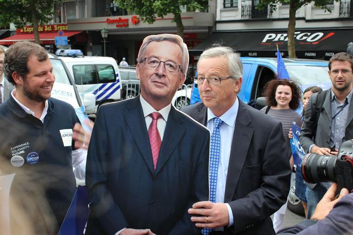 Image for Européennes : Juncker se voit-il trop beau ?
