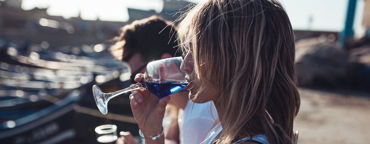 Image for Vino blu: stiamo scherzando, vero?