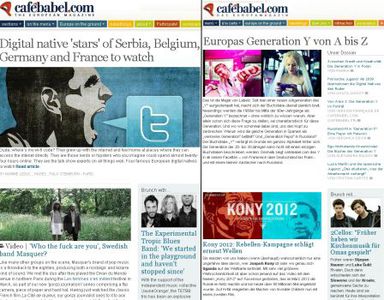 Image for Stolz wie Oskar: Cafebabel.com gewinnt Europäischen CIVIS Online Medienpreis 2012