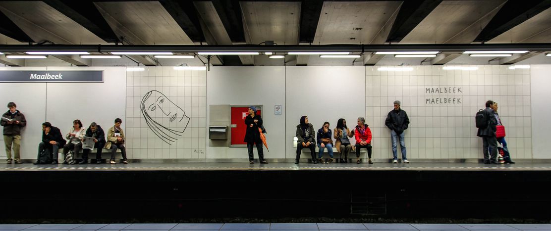 Image for Brussels: Maelbeek station, the month after