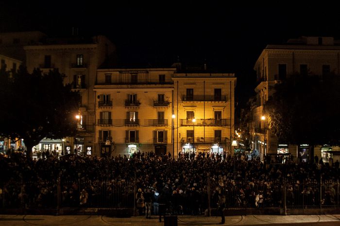 Image for La fiaccolata dei giovani palermitani contro la violenza