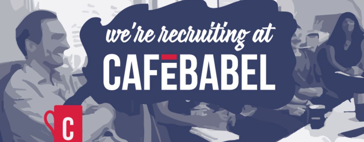 Image for Cafébabel cerca un animatore editoriale per il nostro network italiano di volontari - sotto ai 26 anni, candidature entro il 5 gennaio 2017