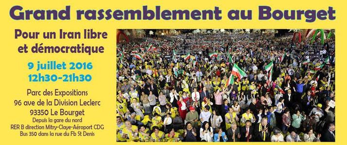 Image for Les Iraniens de toute l'Europe convergent au Bourget