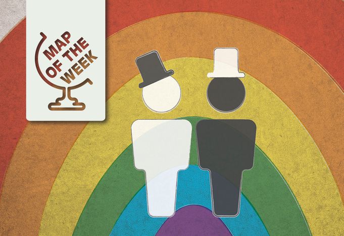 Image for Carte de la semaine : le mariage gay en Europe