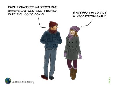 Image for Papa Francesco, i conigli e i pareri delle giovani cattoliche
