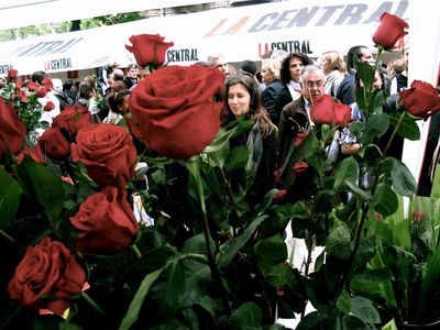Image for Barcelona und der Weltbuchtag: Vielen Dank für die Blumen