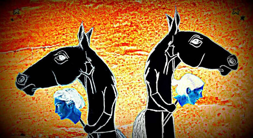 Image for ‘Now.Here’: Hobby horse journey from mid-Wales to London