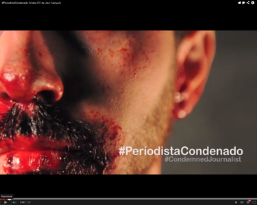 Image for  Spanish '#CondemnedJournalist' releases provocative video CV