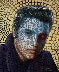 Image for Portrait of Elvis Presley (Digital Circlism)